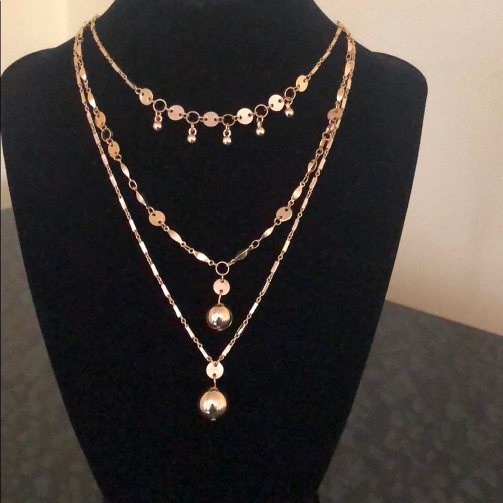 Ettica Ball & Chain Set of 3 Necklaces